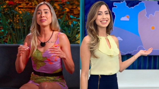 Ex-garota do tempo está em reality de pegação