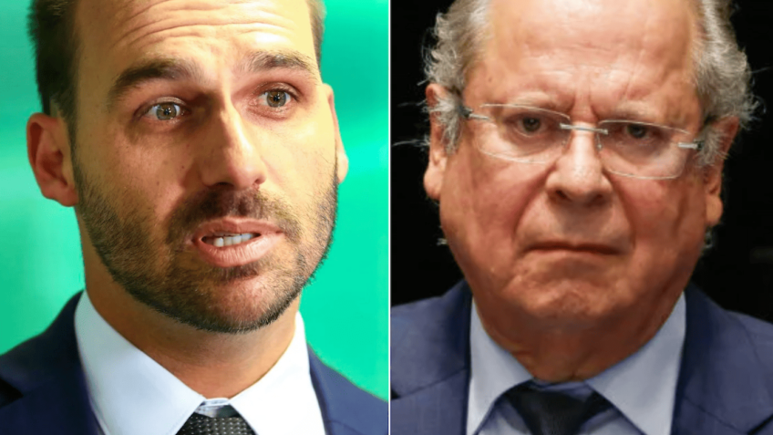 Dirceu vê risco à democracia no que prejudica o PT, diz Eduardo Bolsonaro