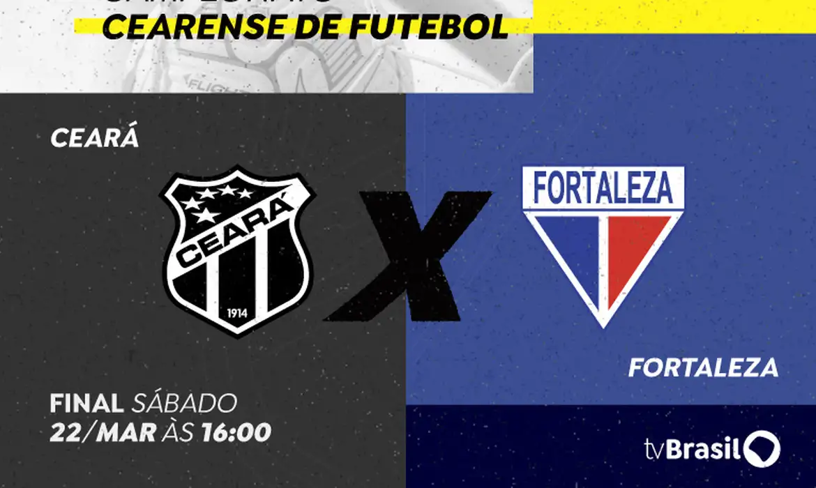 TV Brasil exibe Ceará X Fortaleza na final do Campeonato Cearense