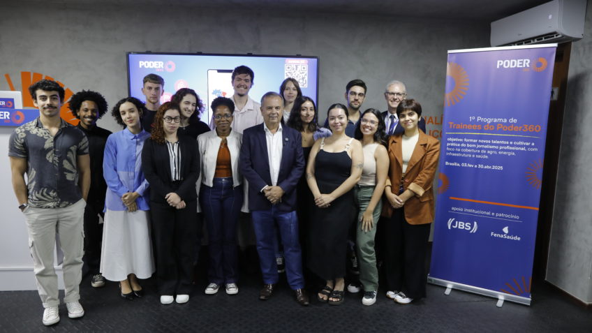 Rogério Marinho dá palestra para trainees do Poder360