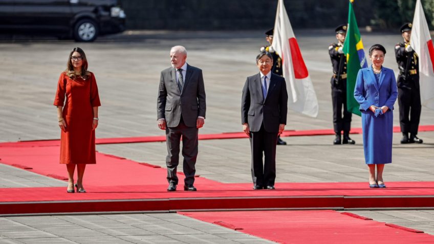 Lula se encontra com imperador do Japão em Tóquio; assista